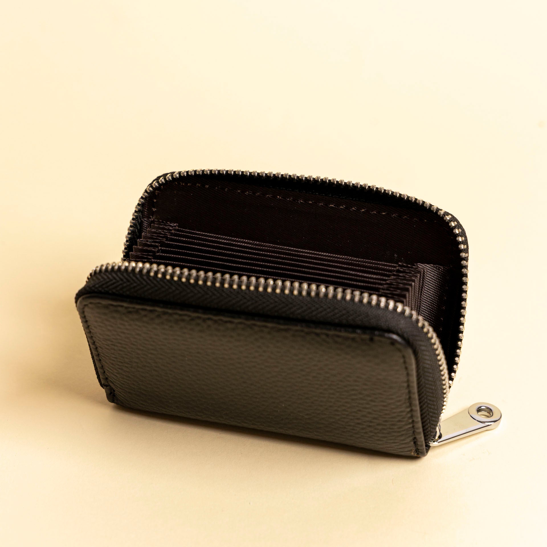 Genuine Leather 12-Slot Card Holder Wallet (RFID Blocking)