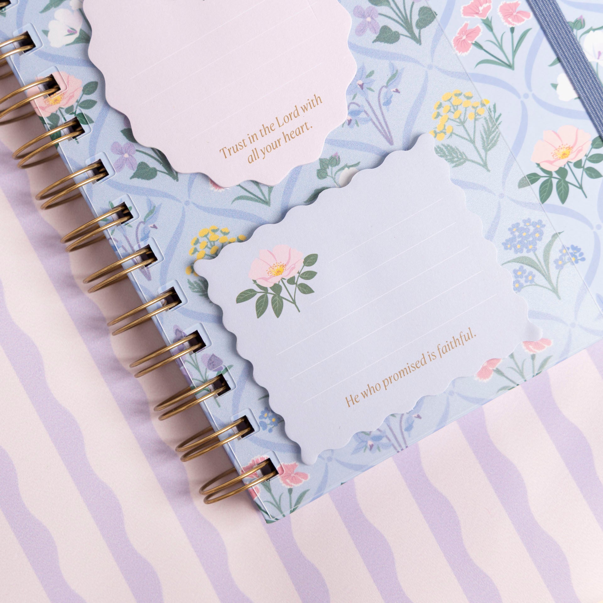 Scripture & Verse Spiral Notebook and Sticky Notes Set