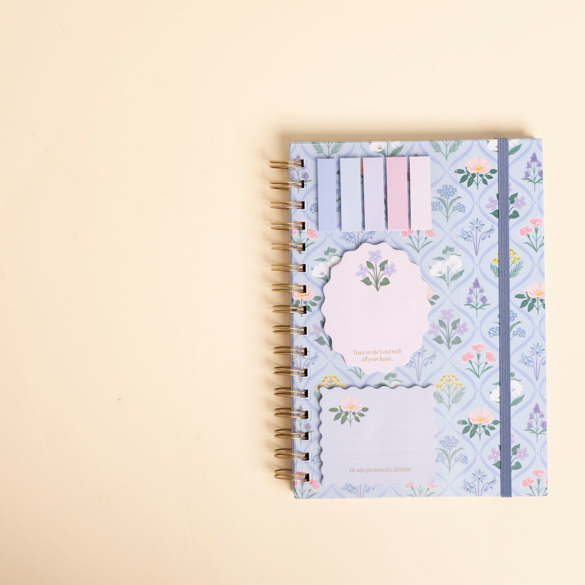 Scripture & Verse Spiral Notebook and Sticky Notes Set