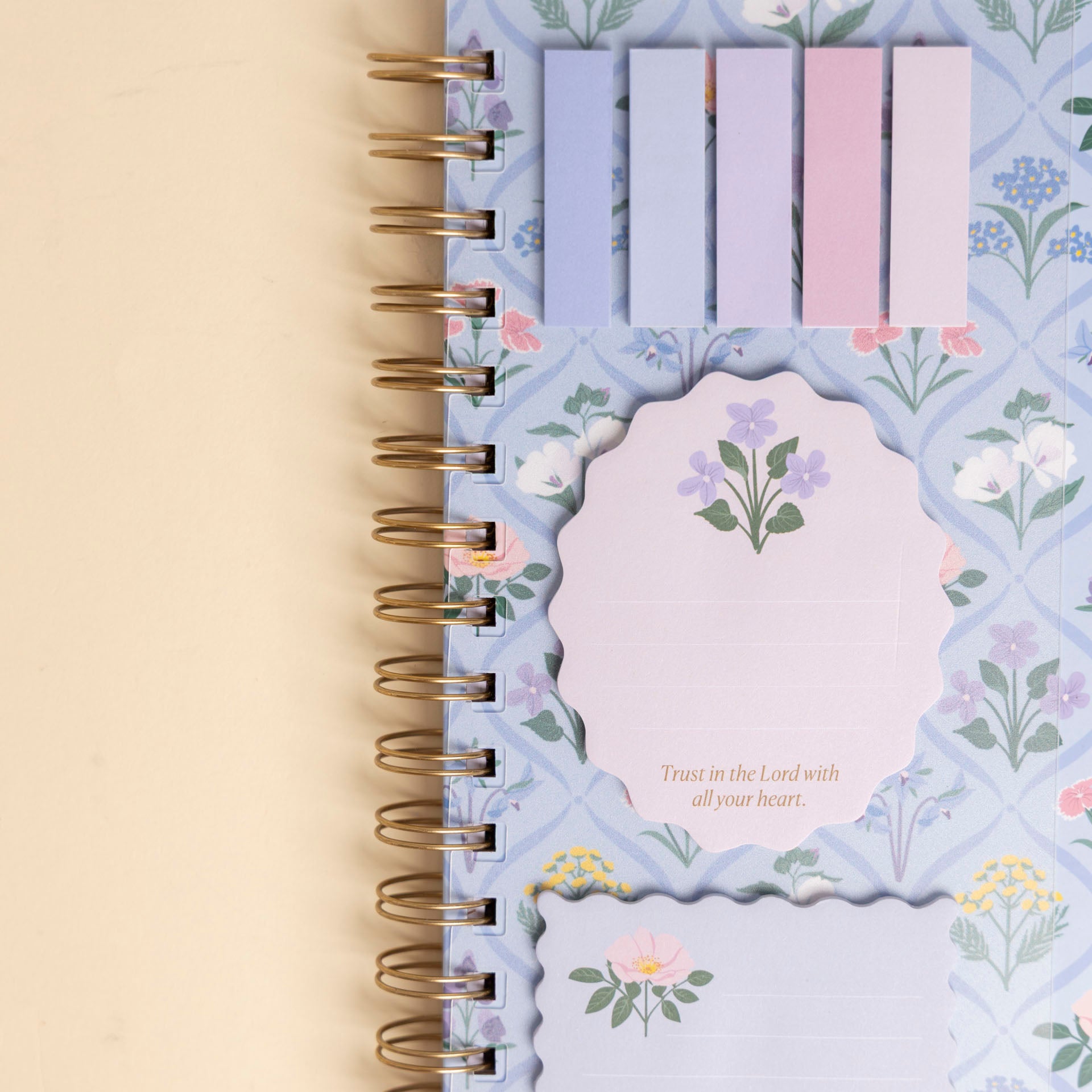 Scripture & Verse Spiral Notebook and Sticky Notes Set