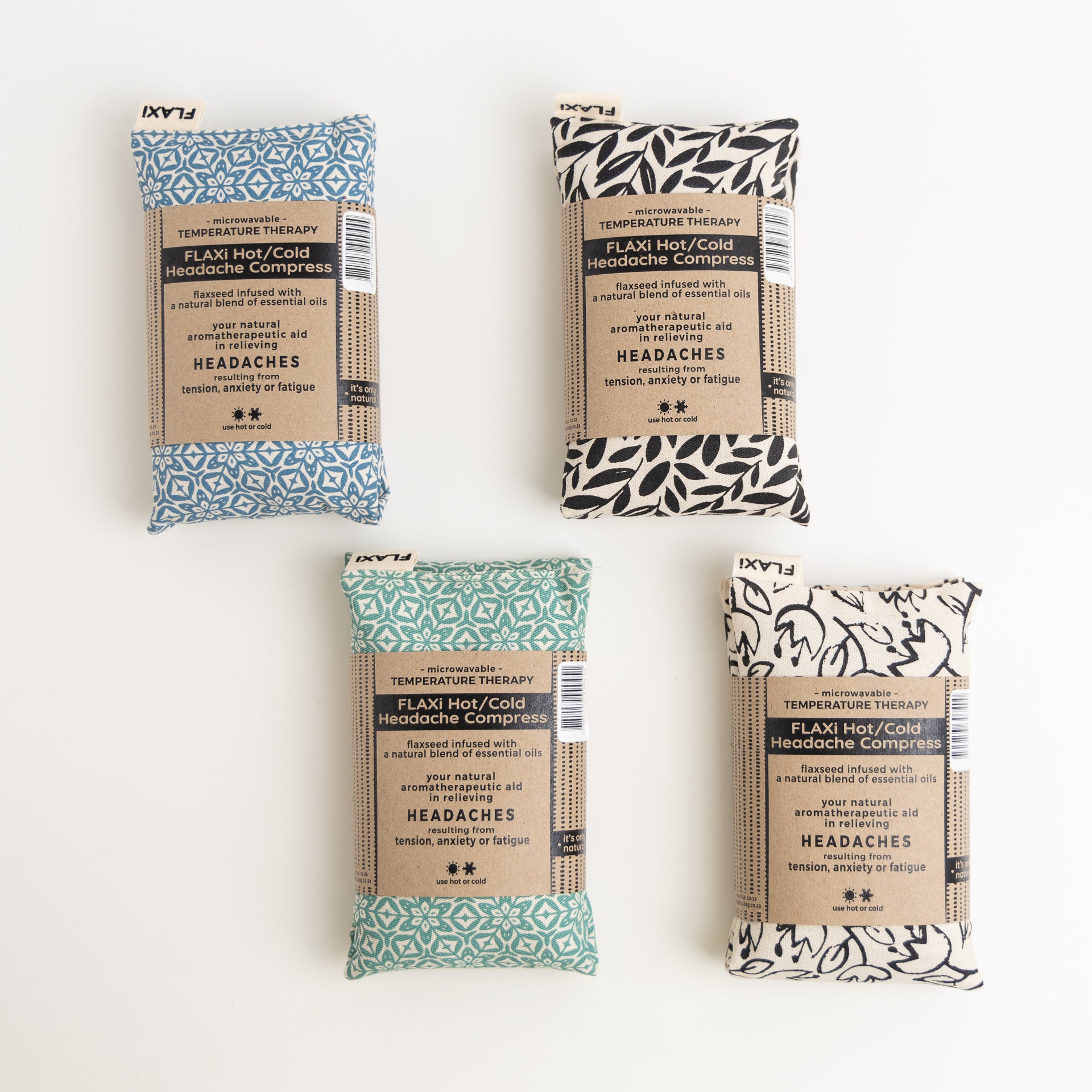 FLAXi Hot/Cold Headache Compress (assorted designs)