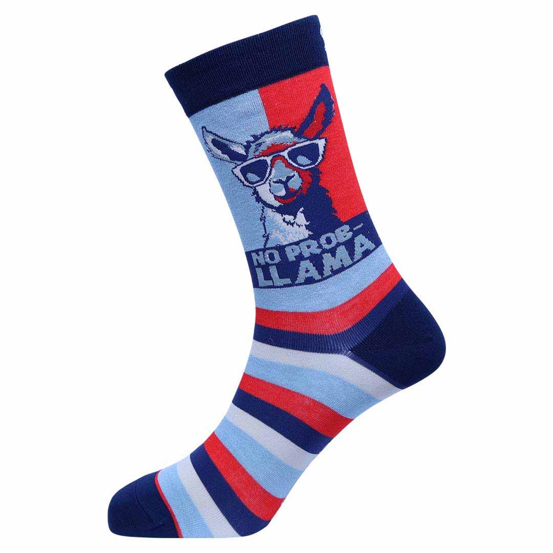 Men's "No Prob-llama" Bamboo Socks