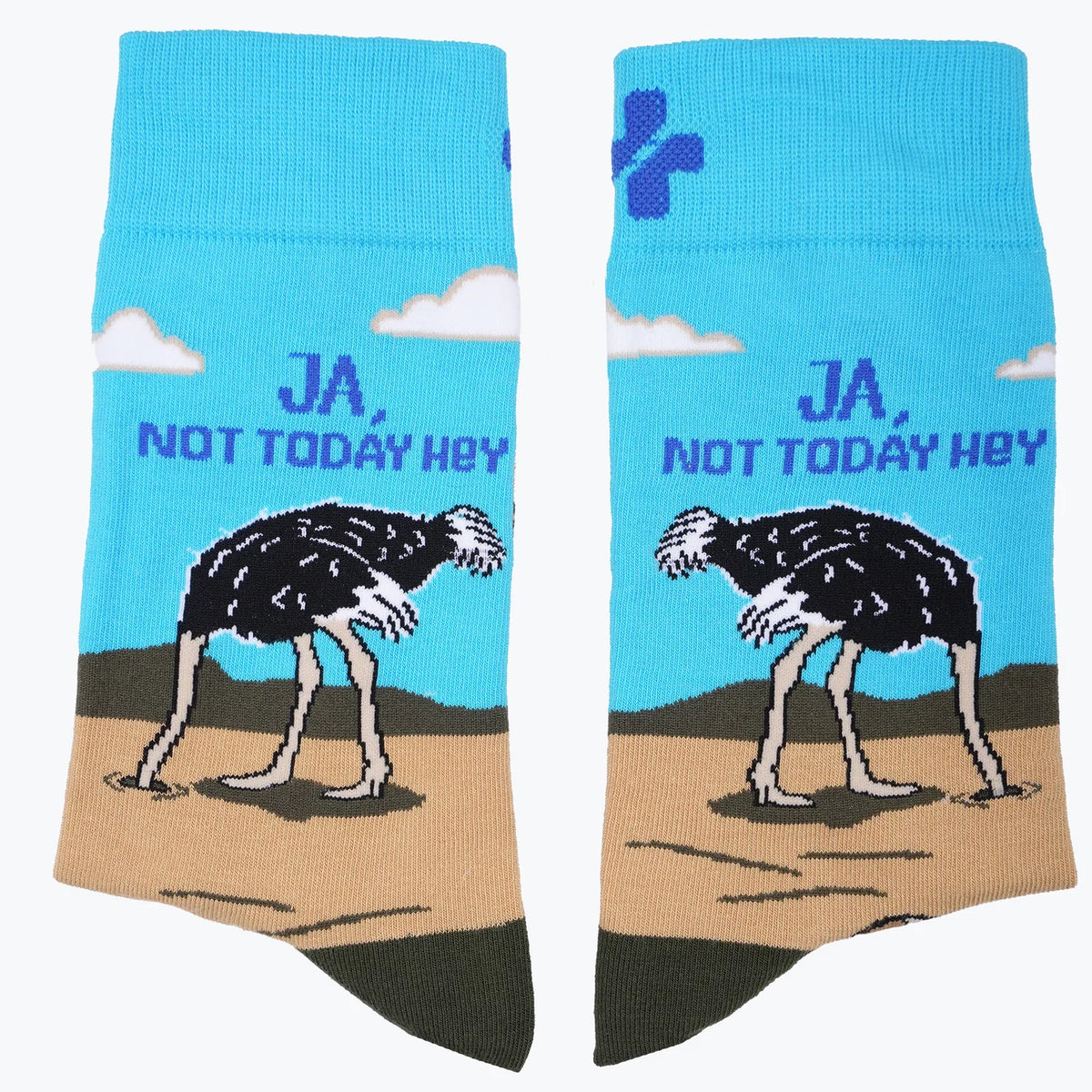 "Ja, Not Today Hey" Men's Cotton Socks