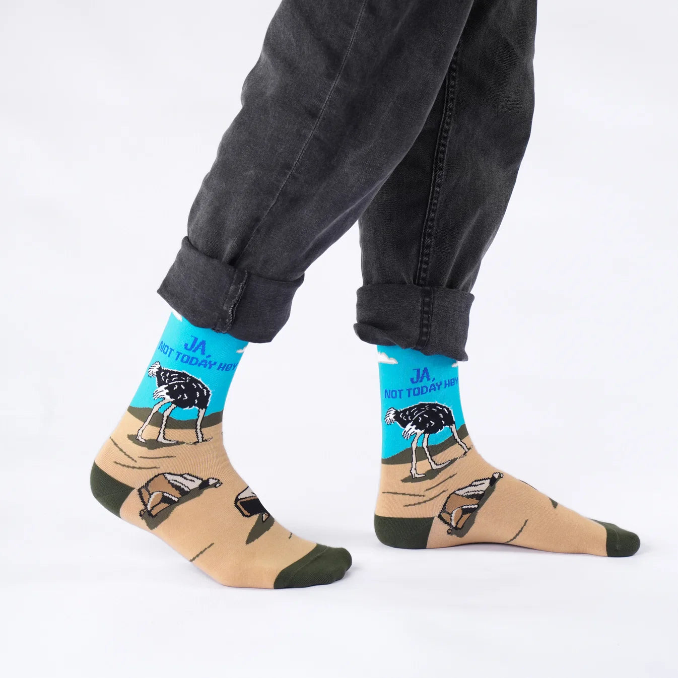 "Ja, Not Today Hey" Men's Cotton Socks