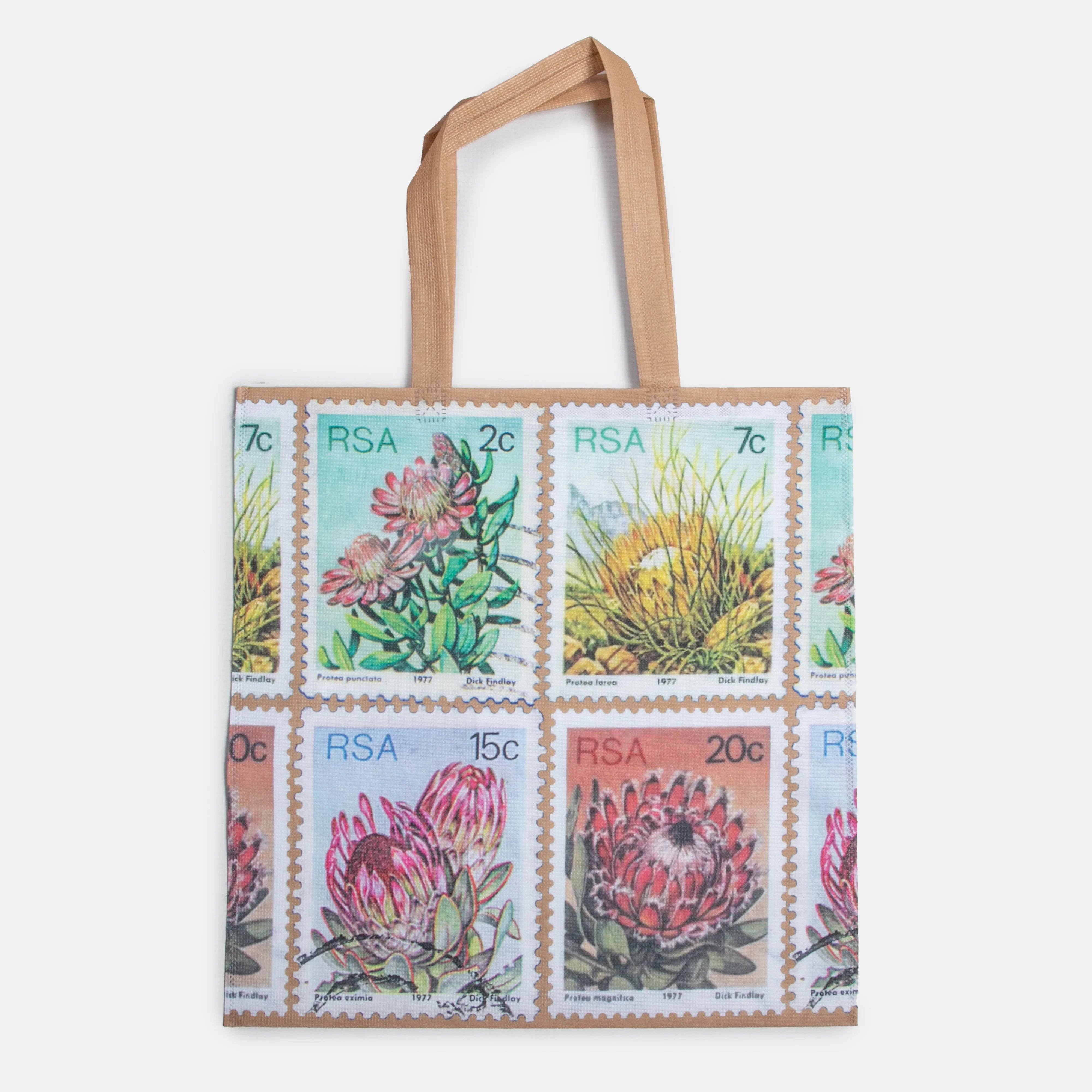 Vintage SA Stamps Reusable Shoppers