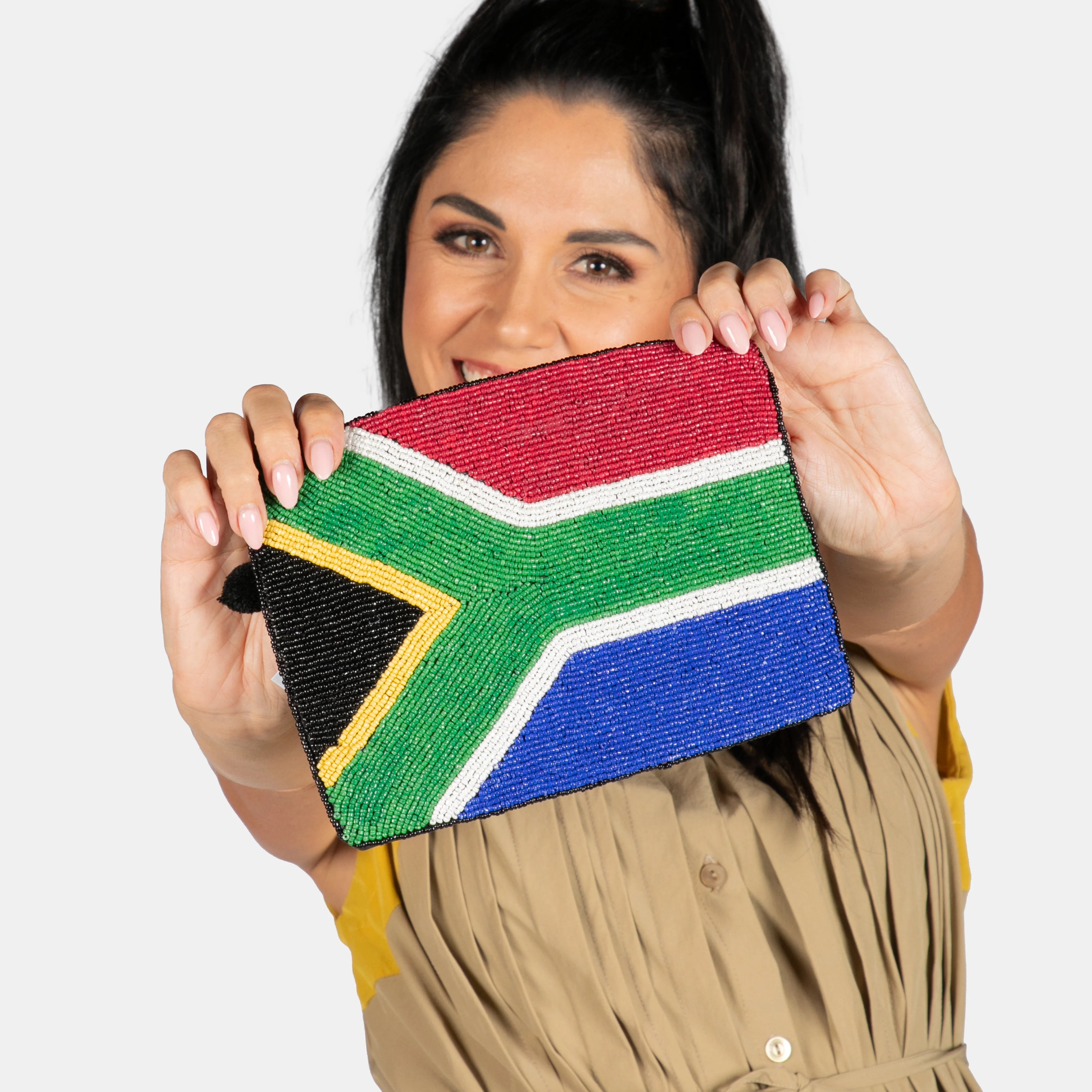 South African Flag Beaded Purse (assorted sizes)