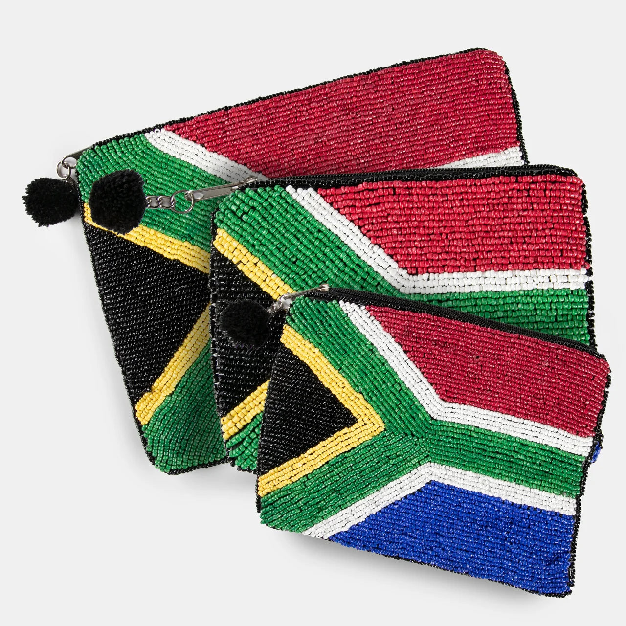 South African Flag Beaded Purse (assorted sizes)