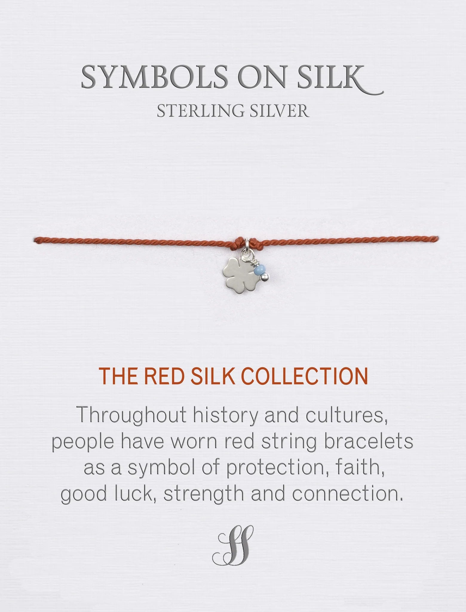 The Red Silk Bracelet Collection (assorted charms)