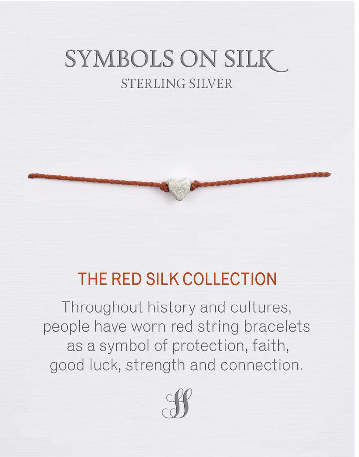 The Red Silk Bracelet Collection (assorted charms)