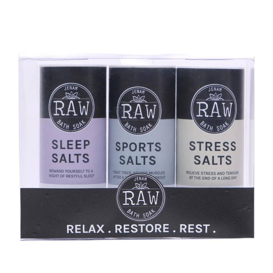 Raw Essential Oil Bath Soak Salts (assorted)