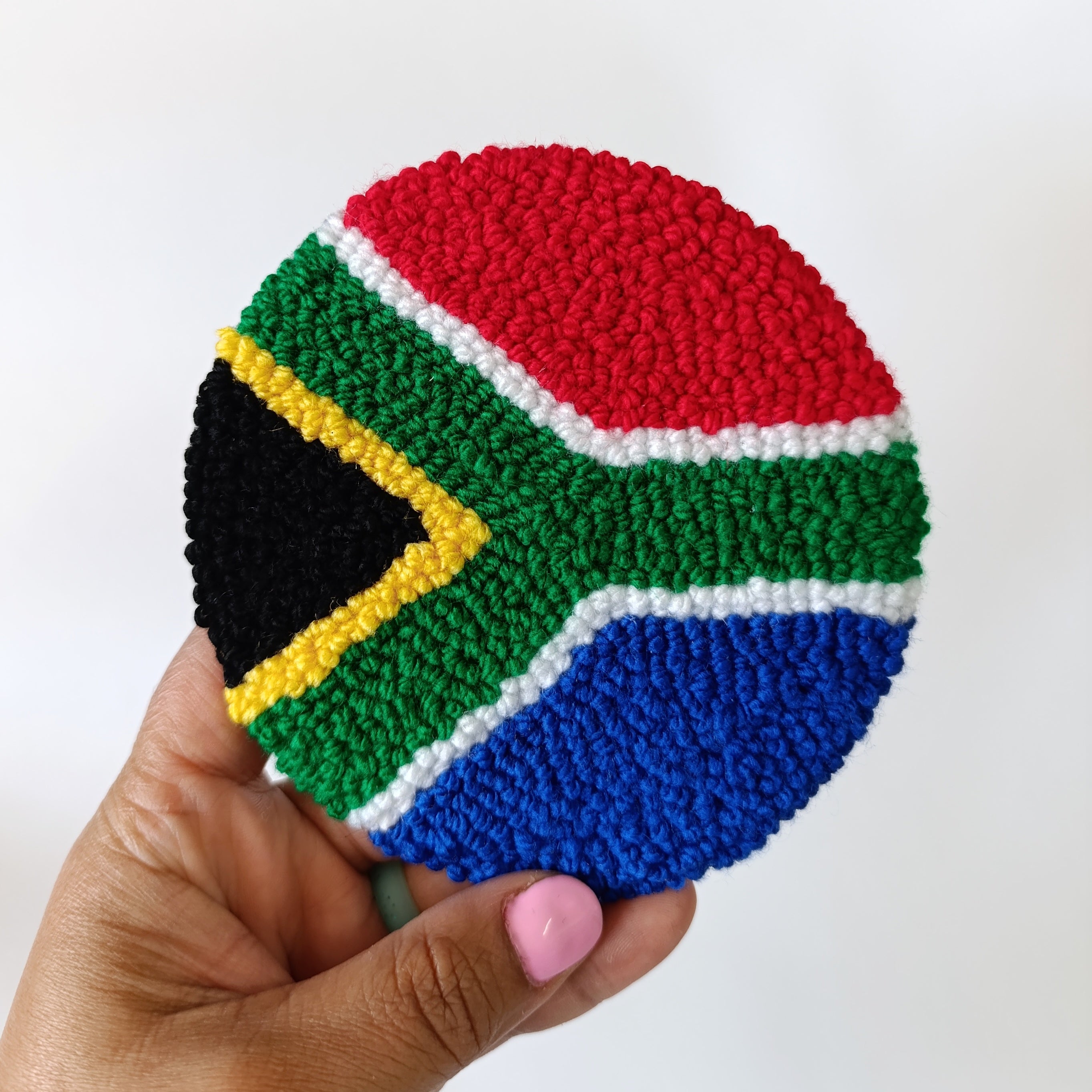 South African Flag Mug Rug