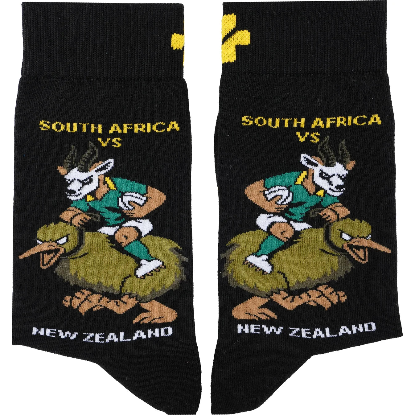 "SA vs NZ" Men's Cotton Socks