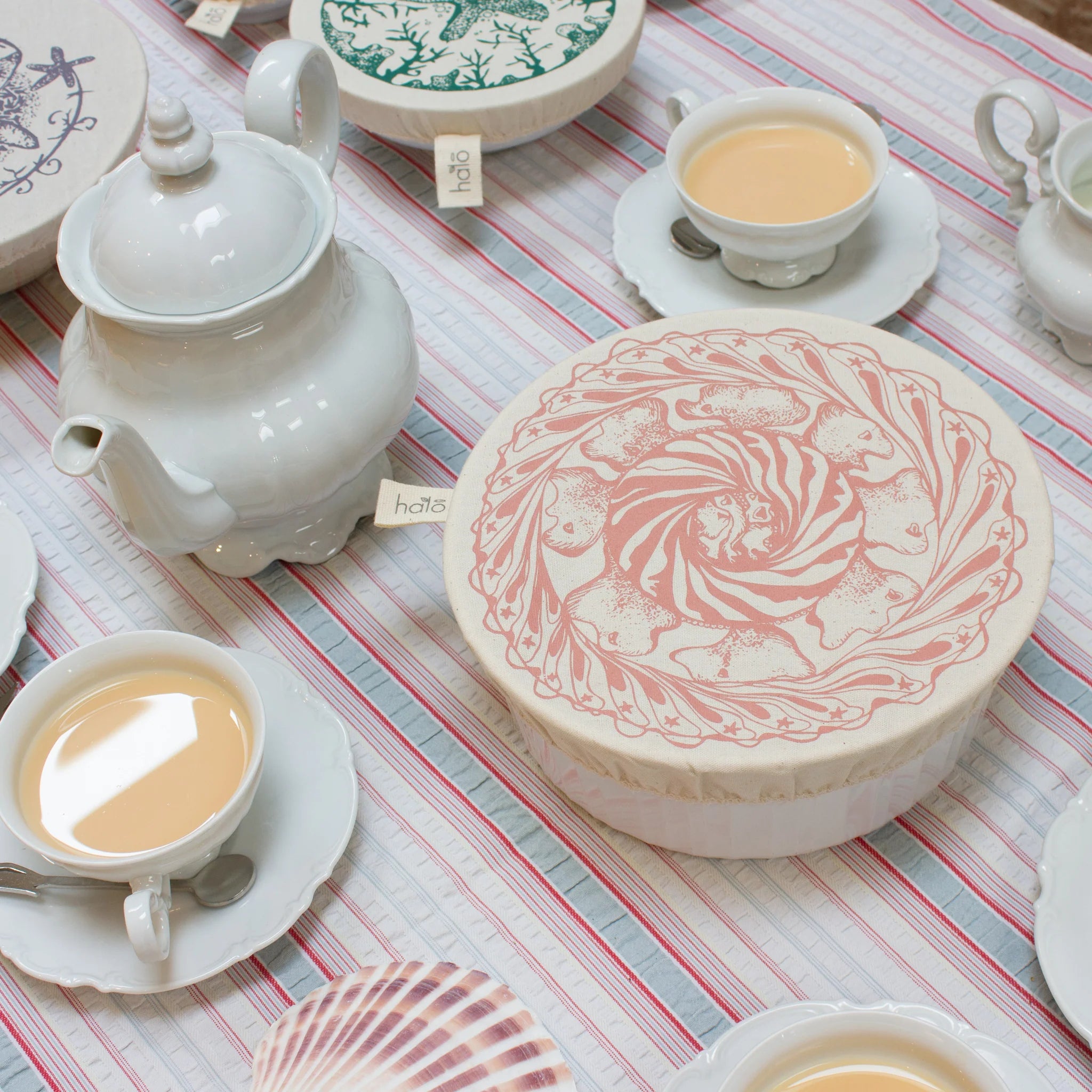 Halo "Starfish" Cotton Dish Covers (Large Set of 3)