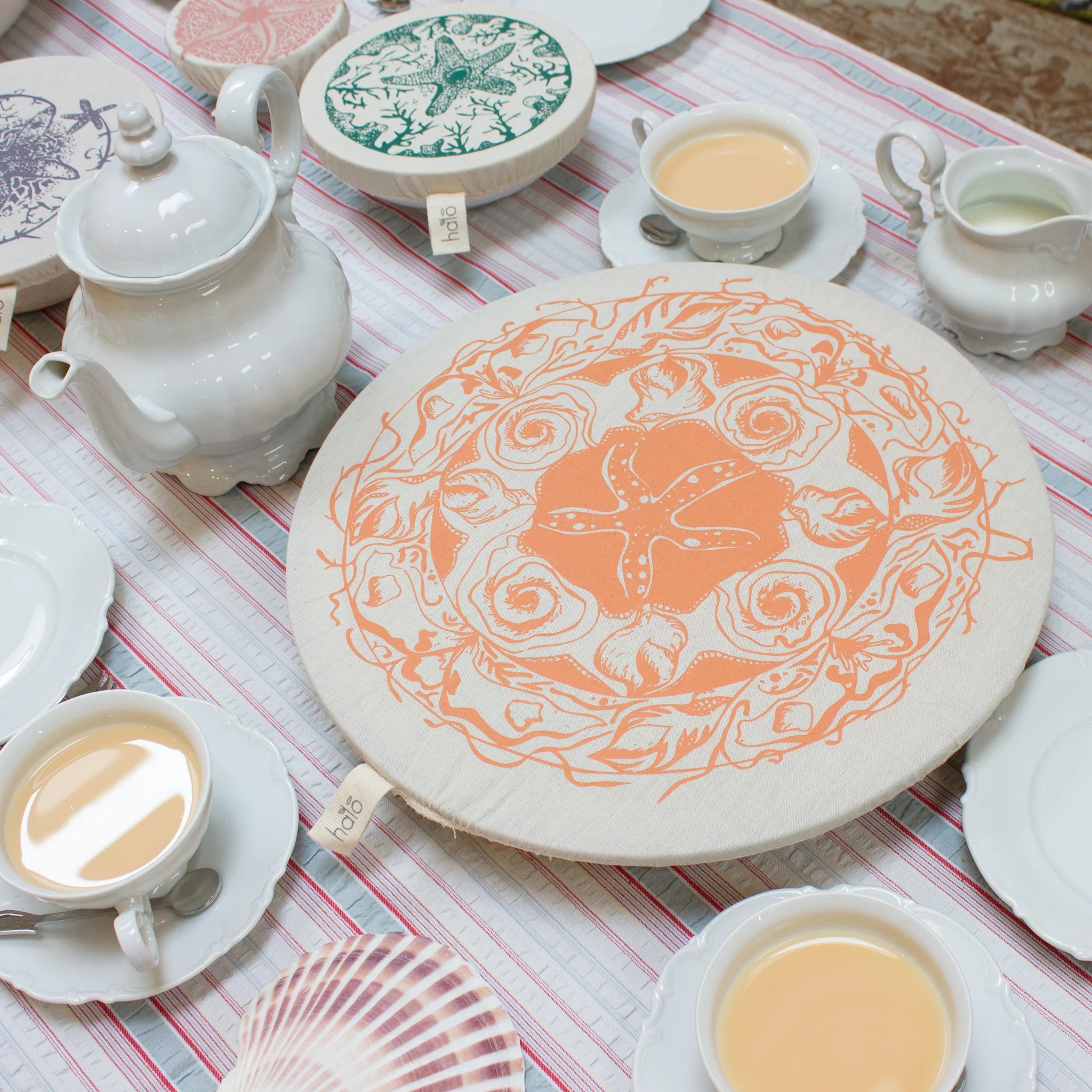 Halo "Starfish" Cotton Dish Covers (Large Set of 3)