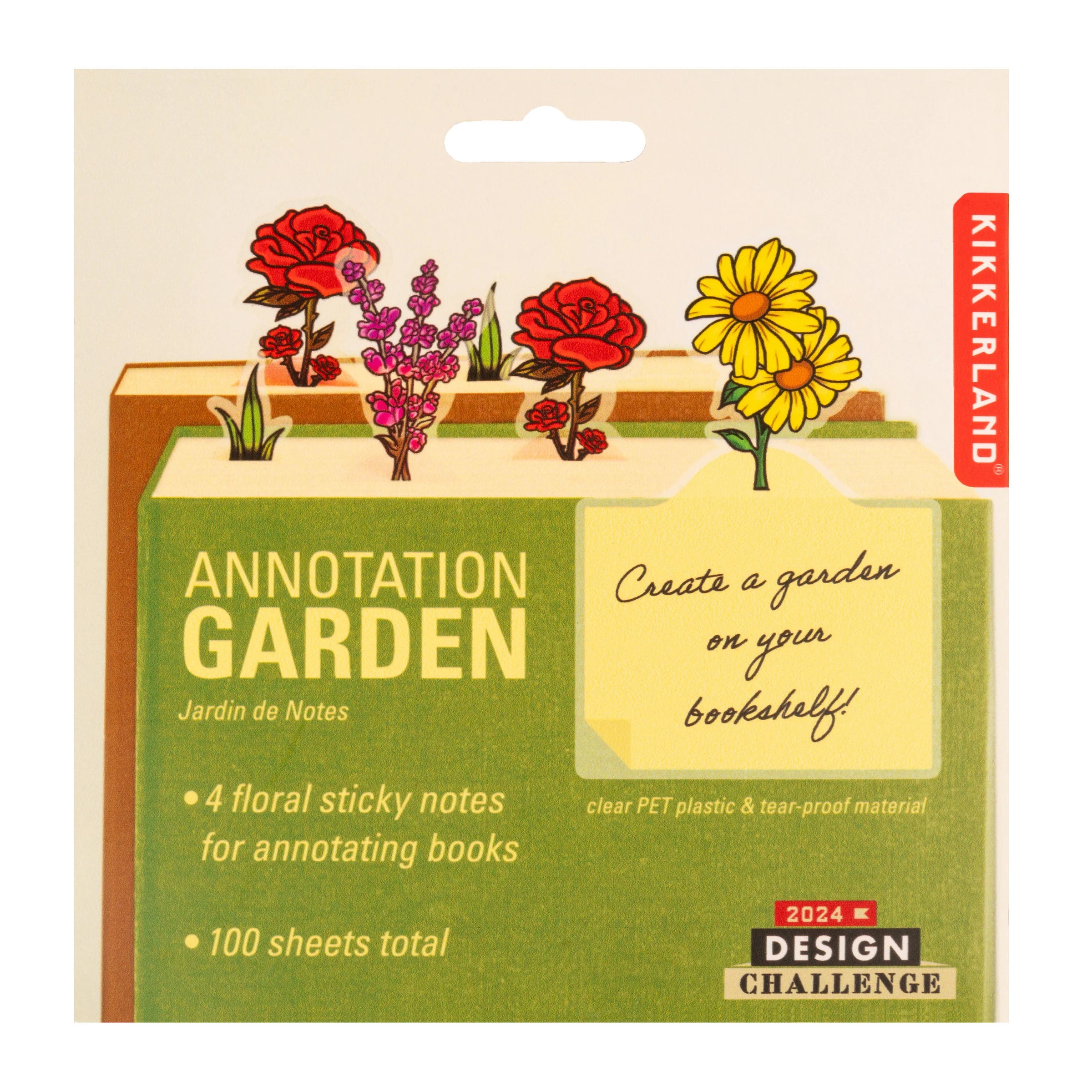Annotation Garden Floral Sticky Notes for Books