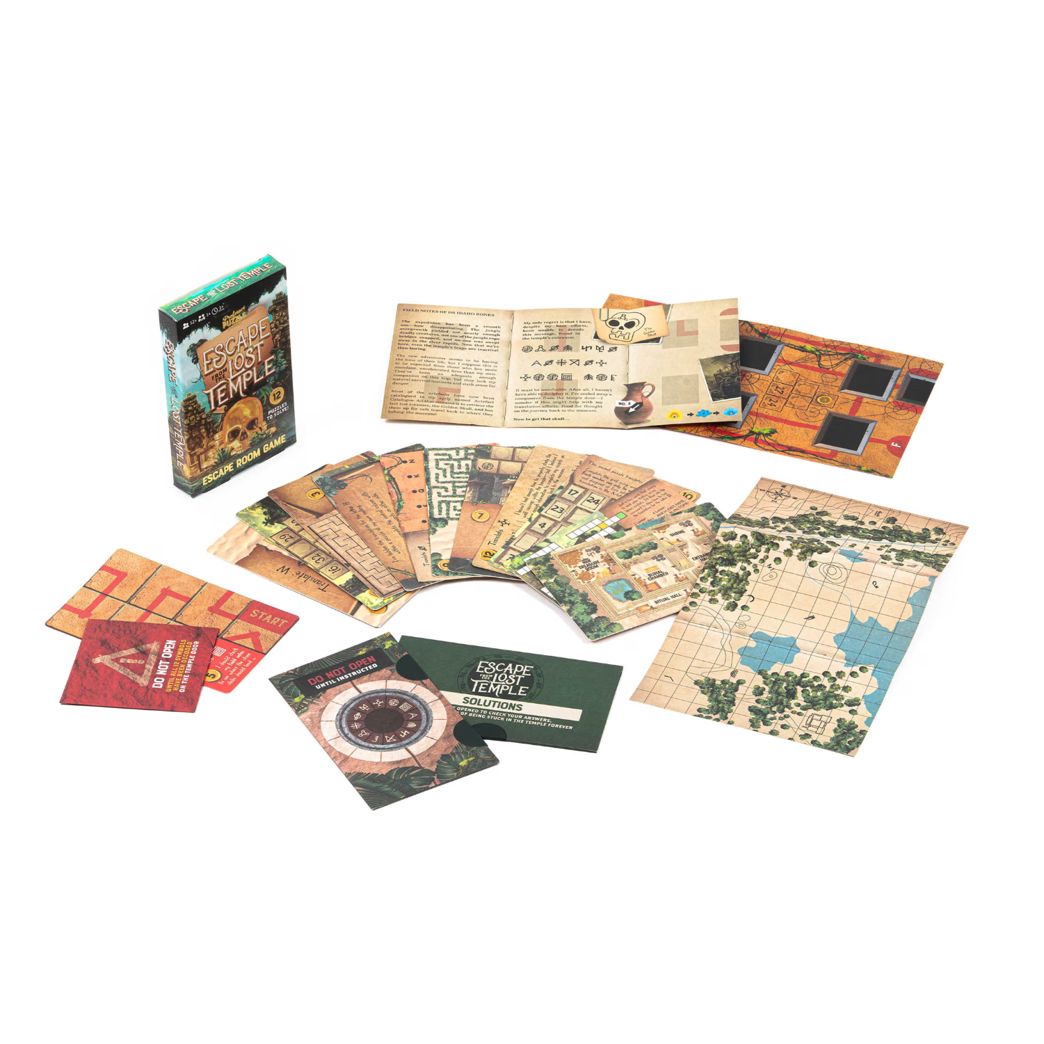 "Escape from the Lost Temple" Escape Room Mini-Game