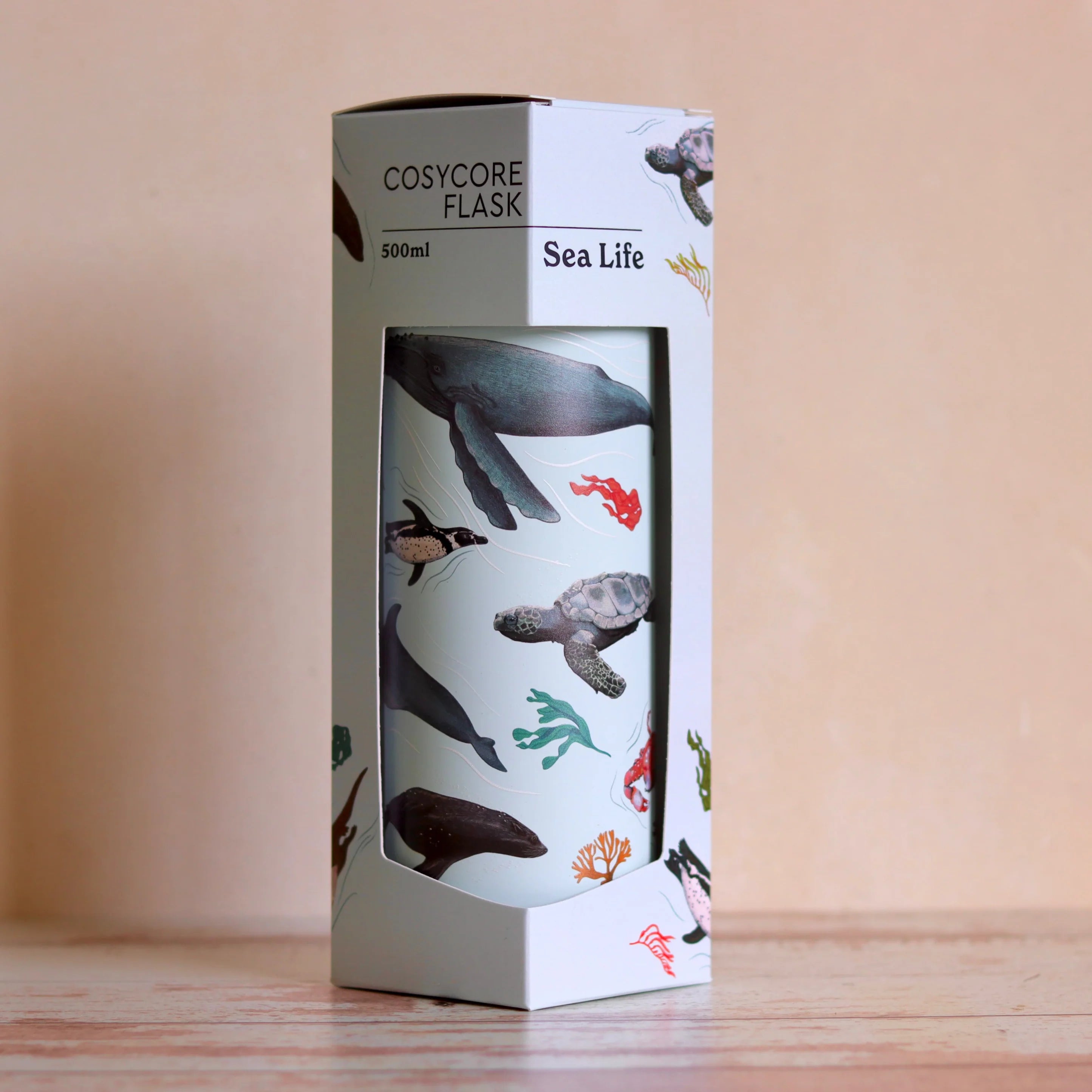 CosyCore Stainless Steel Flasks – Sea Life