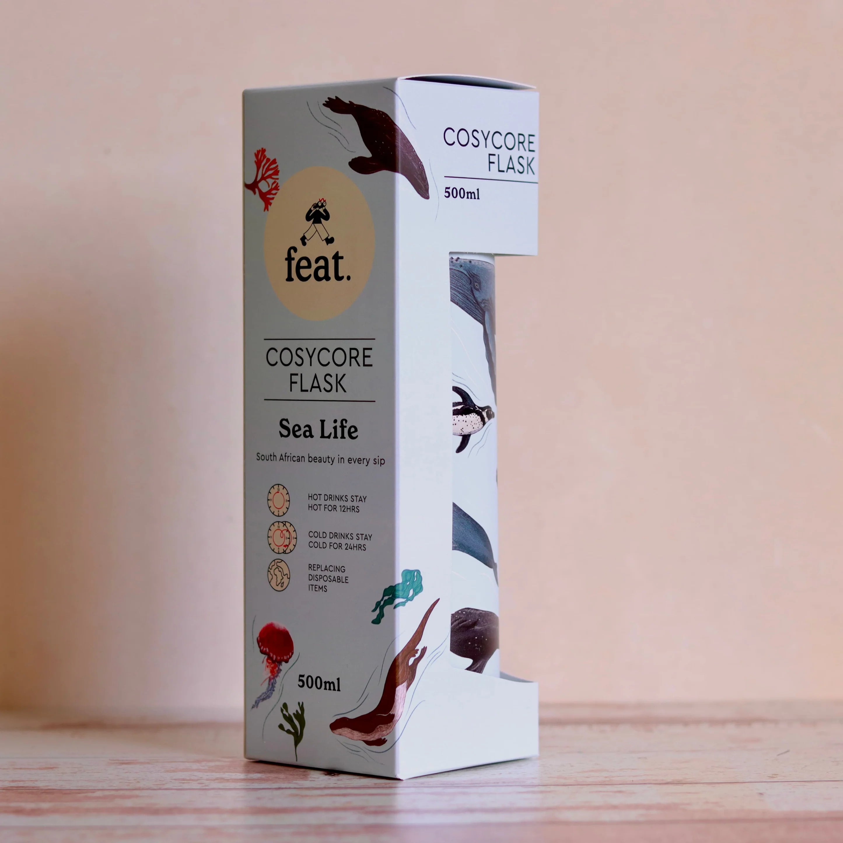 CosyCore Stainless Steel Flasks – Sea Life