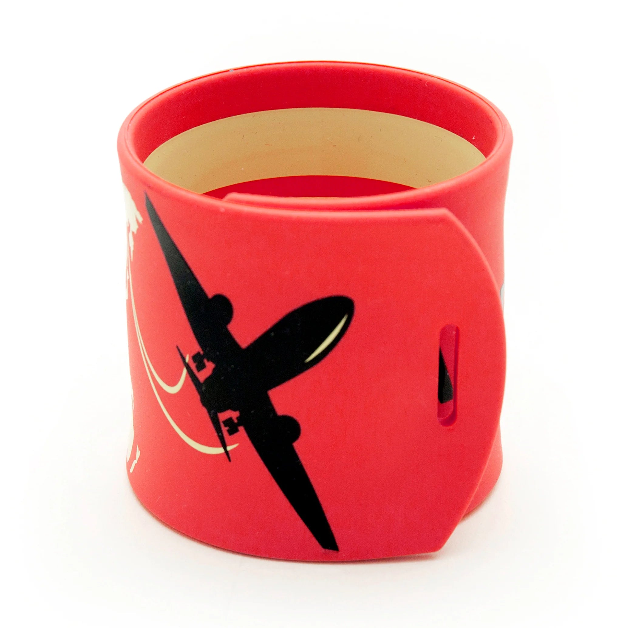 Red Slap-Wrap Luggage Tag