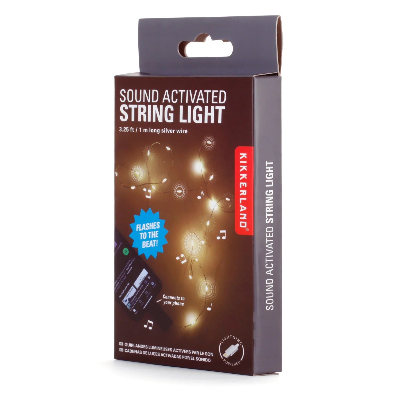 Sound-Activated Flashing String Lights (for iPhone)