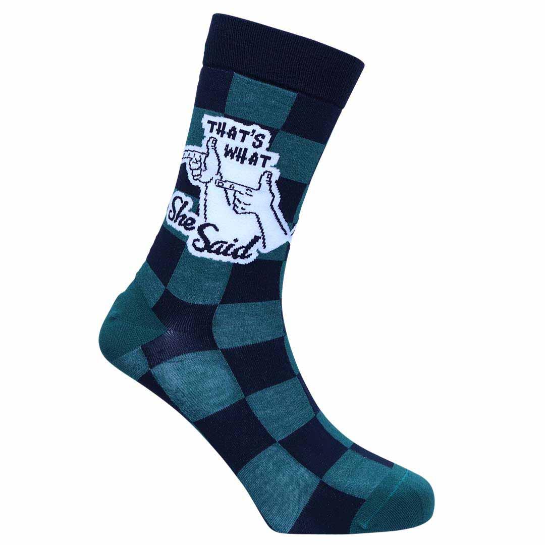 Men's "What She Said" Bamboo Socks
