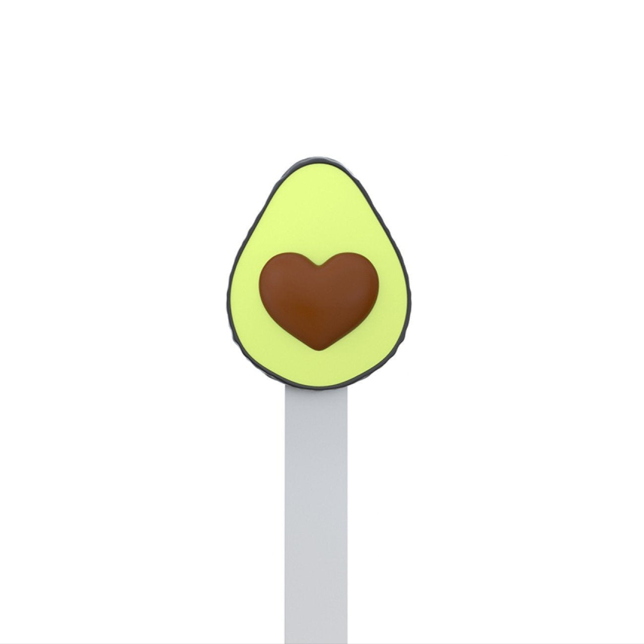Avocado Heart Premium Metal Bookmark