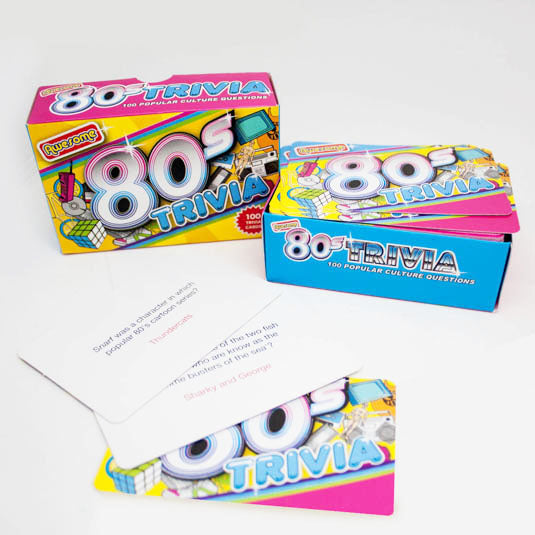 Awesome 80s Pop Culture Trivia Card Pack
