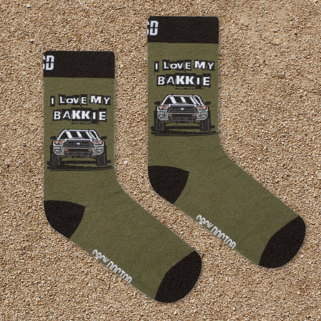 Men's "I Love My Bakkie" Socks