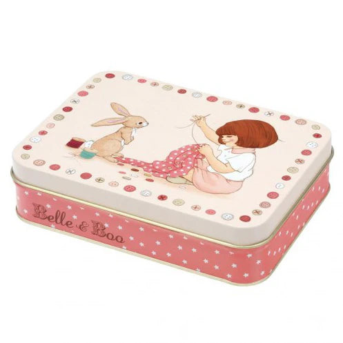 Belle & Boo Vintage Illustrated Sewing Tin