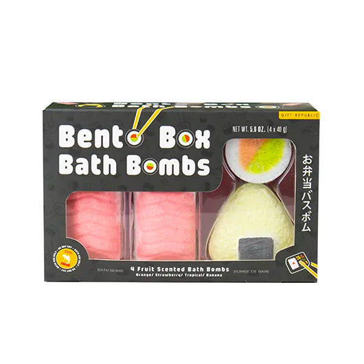 Bento Box Sushi-Inspired Bath Bombs