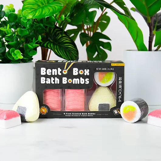 Bento Box Sushi-Inspired Bath Bombs