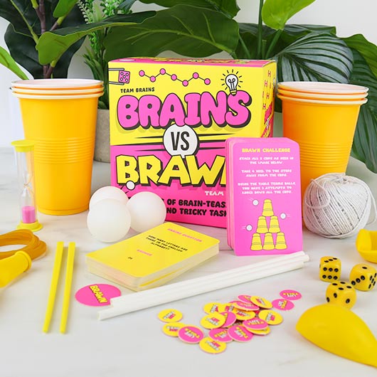 Brains vs. Brawn Party Challenge Game