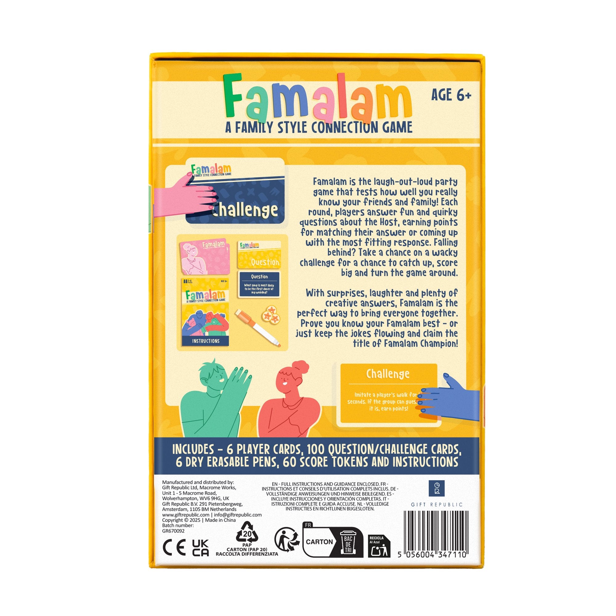 Famalam: A Family Style Connection Game