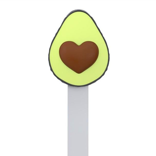 Avocado Heart Premium Metal Bookmark