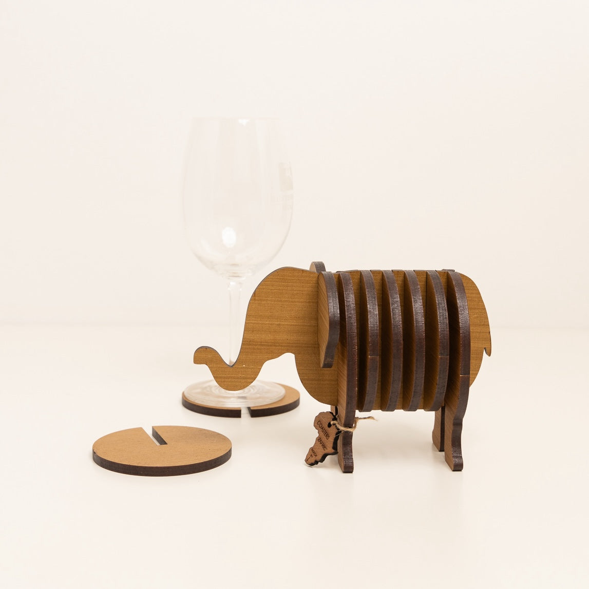 Elephant Coaster Stand (Set of 4 Coasters)
