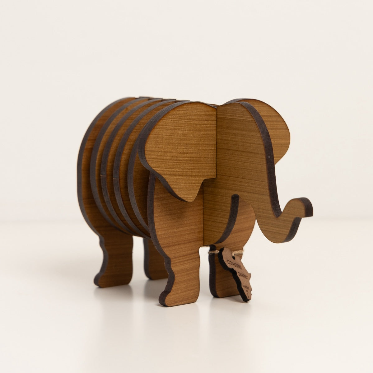 Elephant Coaster Stand (Set of 4 Coasters)
