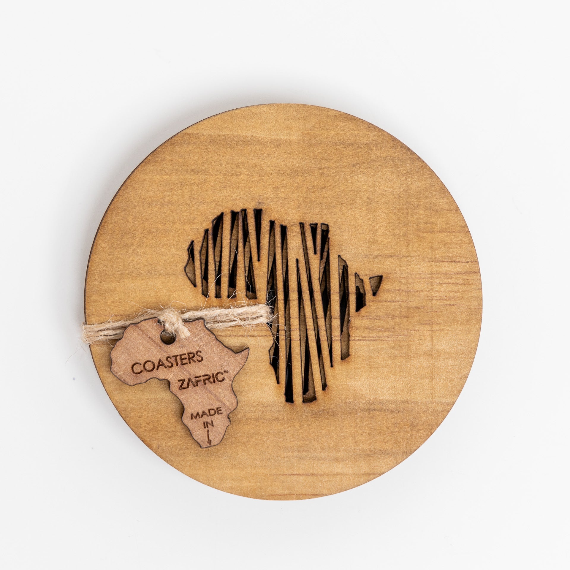 Africa Cut-Out Coasters (Set of 4)