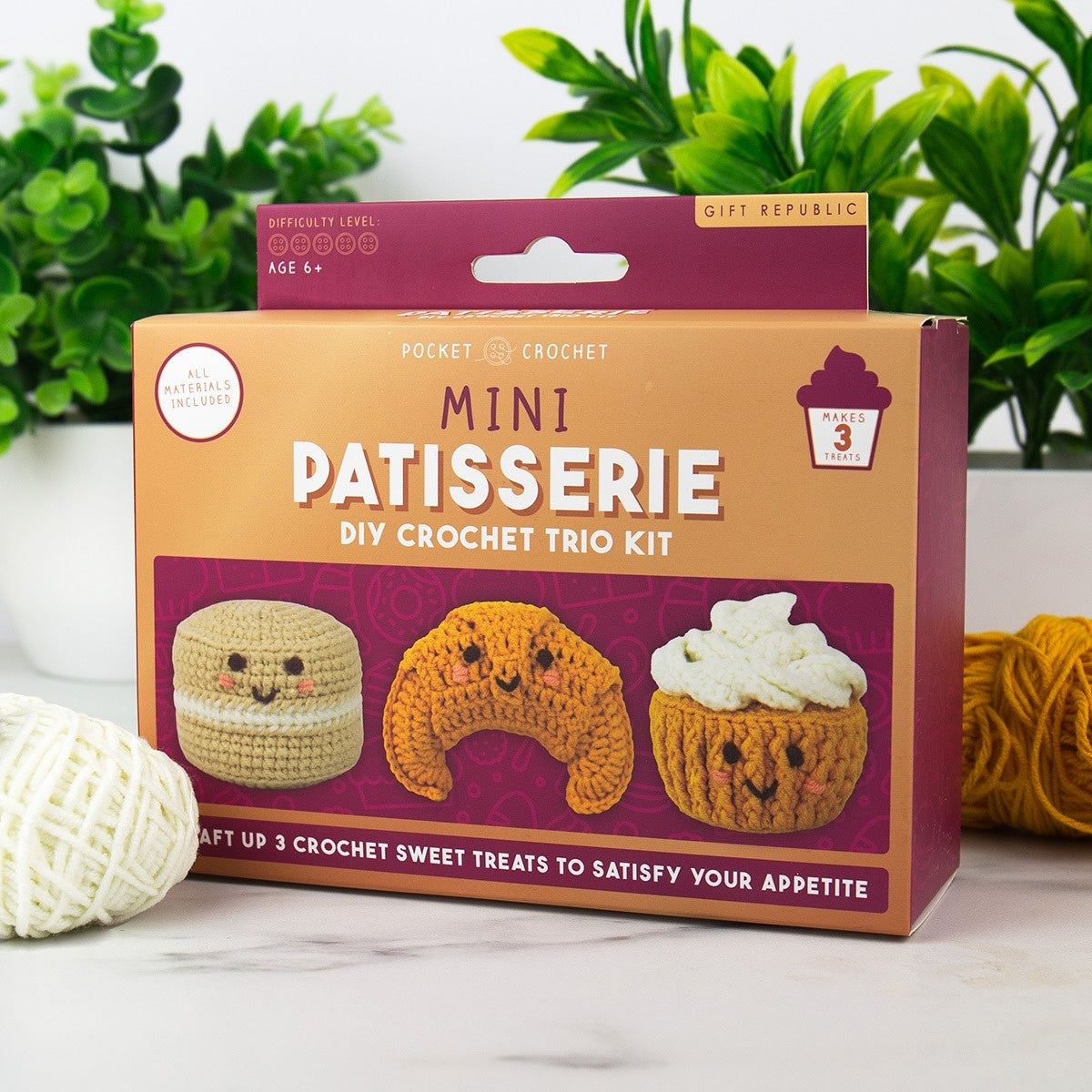 Mini Patisserie Crochet Craft Kit