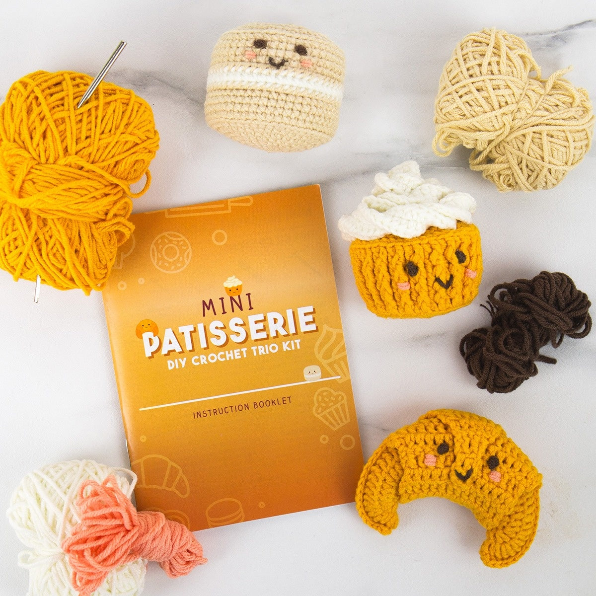 Mini Patisserie Crochet Craft Kit