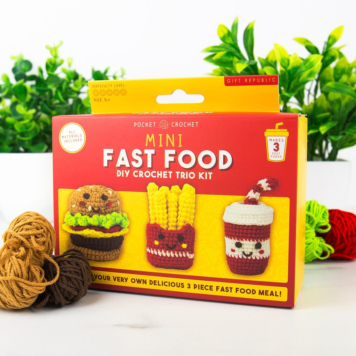 Mini Fast Food Crochet Craft Kit