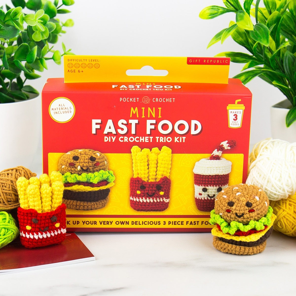 Mini Fast Food Crochet Craft Kit