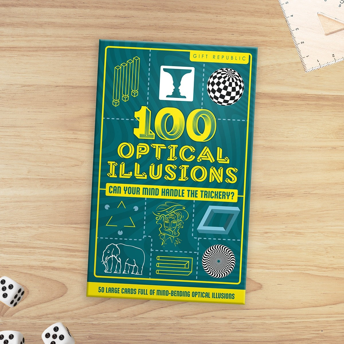 100 Optical Illusions Card Pack
