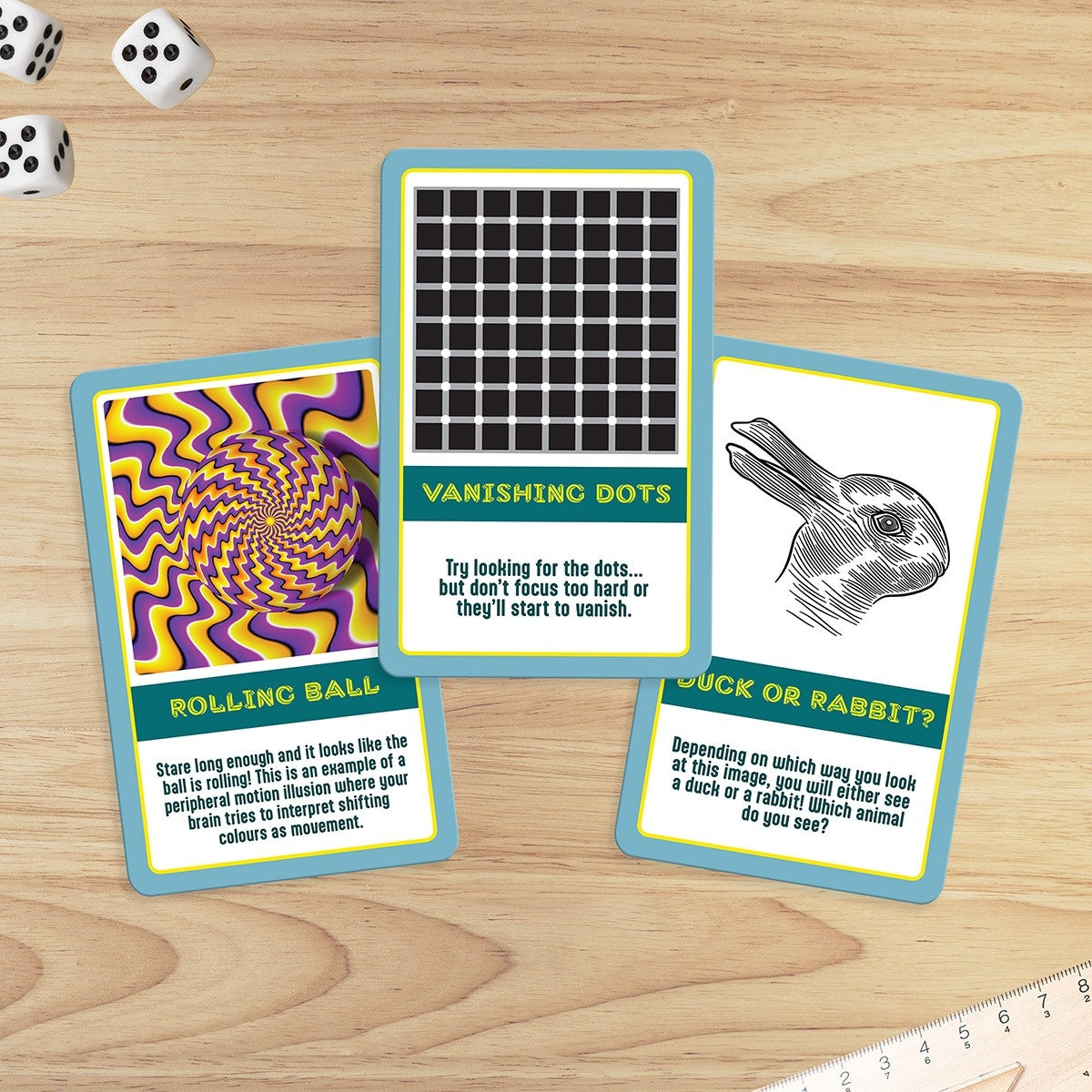 100 Optical Illusions Card Pack