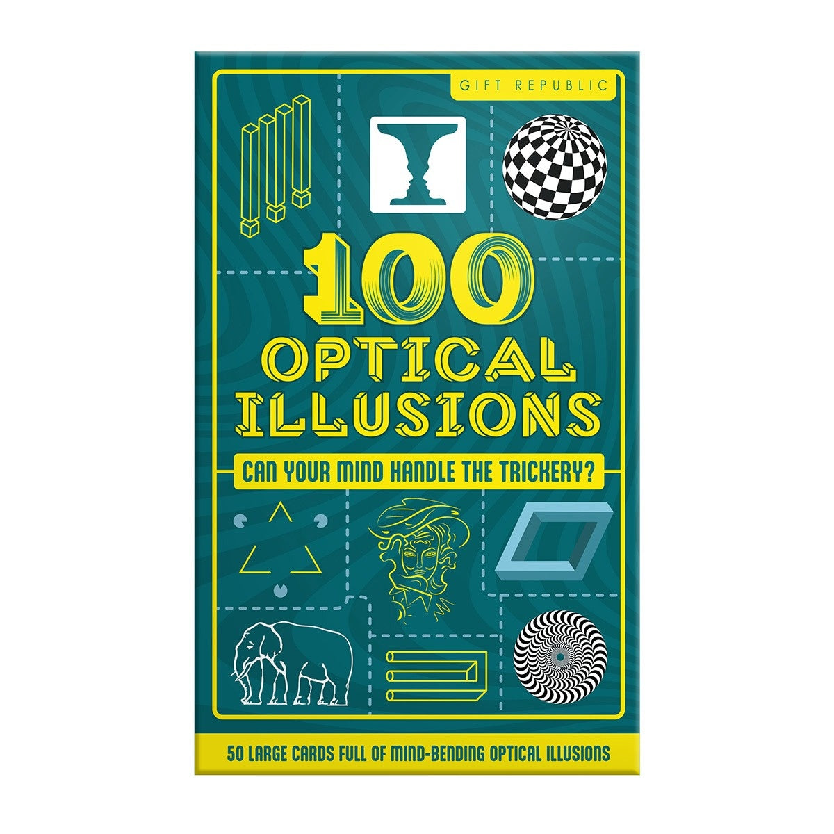100 Optical Illusions Card Pack