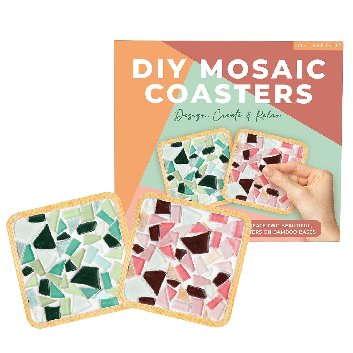 Create Your Own Mosaic Coasters Craft Kit