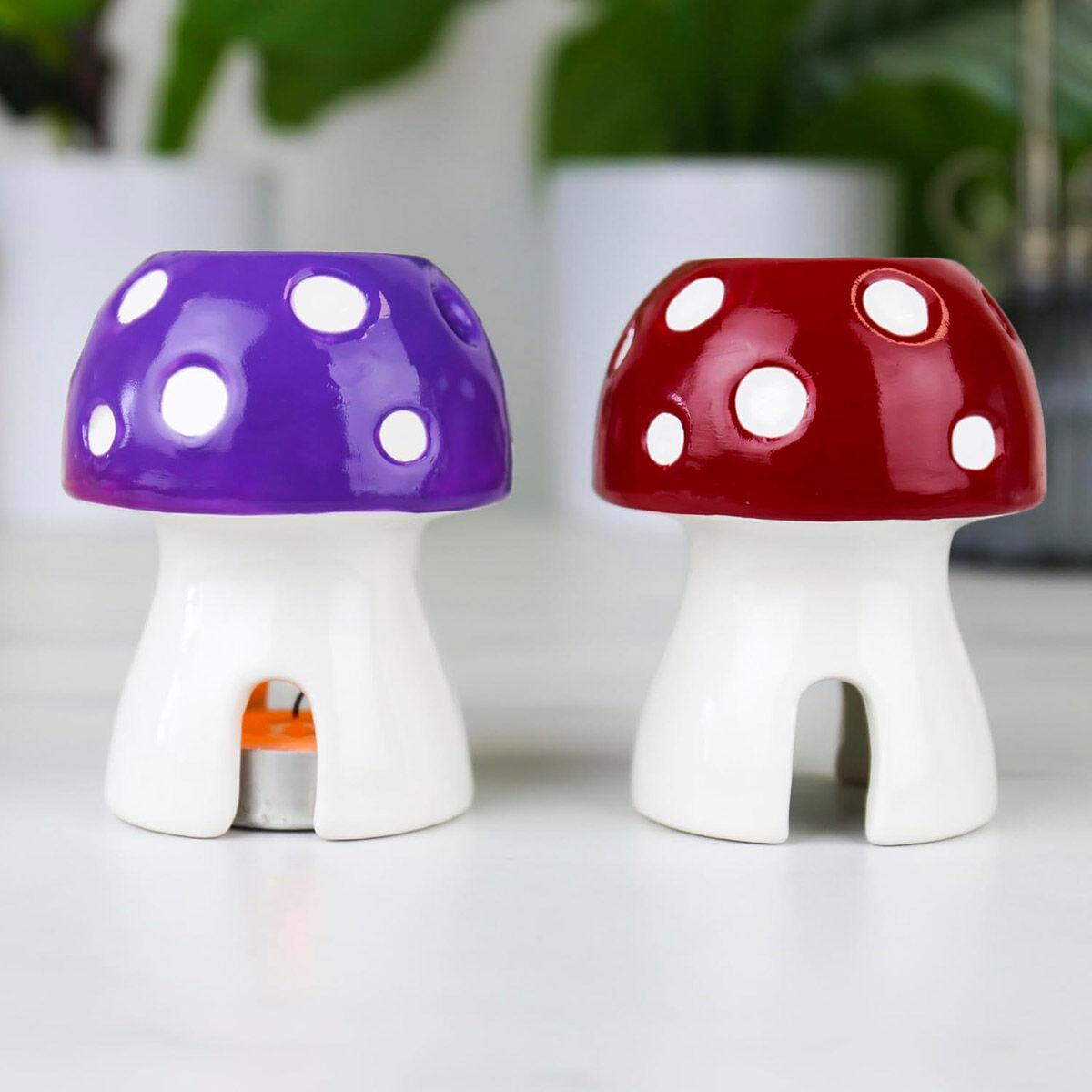 Colour-Changing Mushroom Wax Burner
