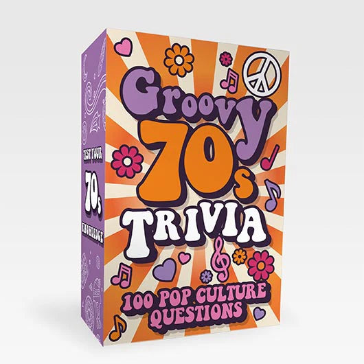 Groovy 70s Pop Culture Trivia Card Pack