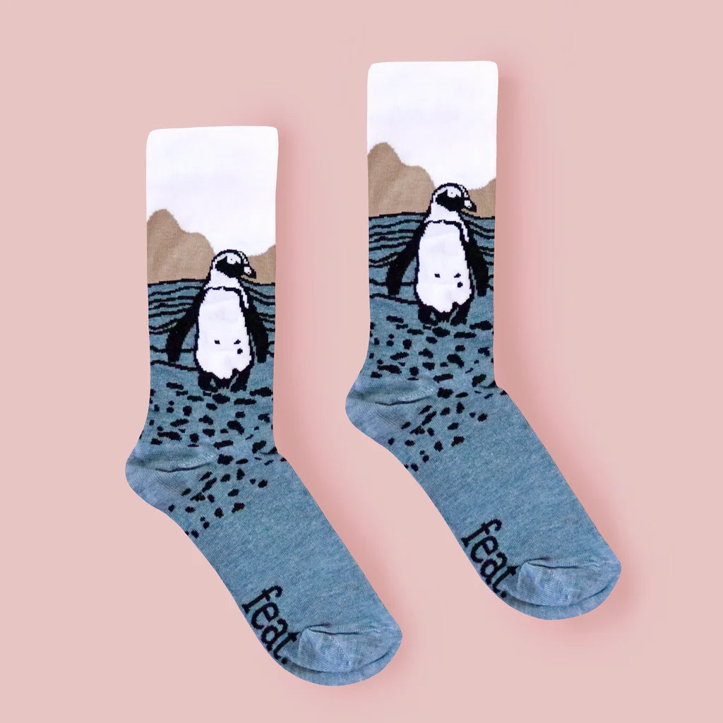 Penguin Rock Socks (His & Hers sizes)
