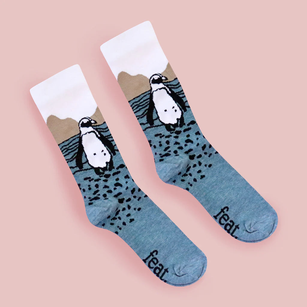 Penguin Rock Socks (His & Hers sizes)