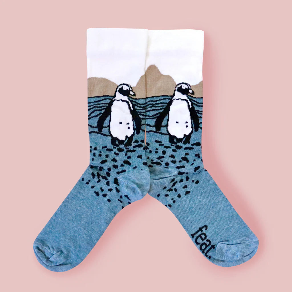Penguin Rock Socks (His & Hers sizes)